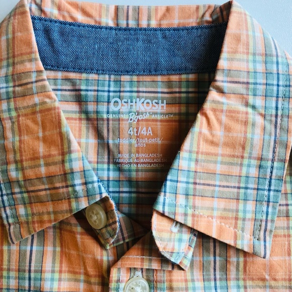 NWT Boys Button Down Shirt 4T - Picture 3 of 4